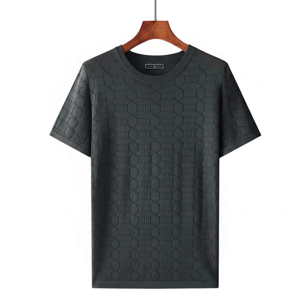Serein Textured Tee - Fundo Branco 2