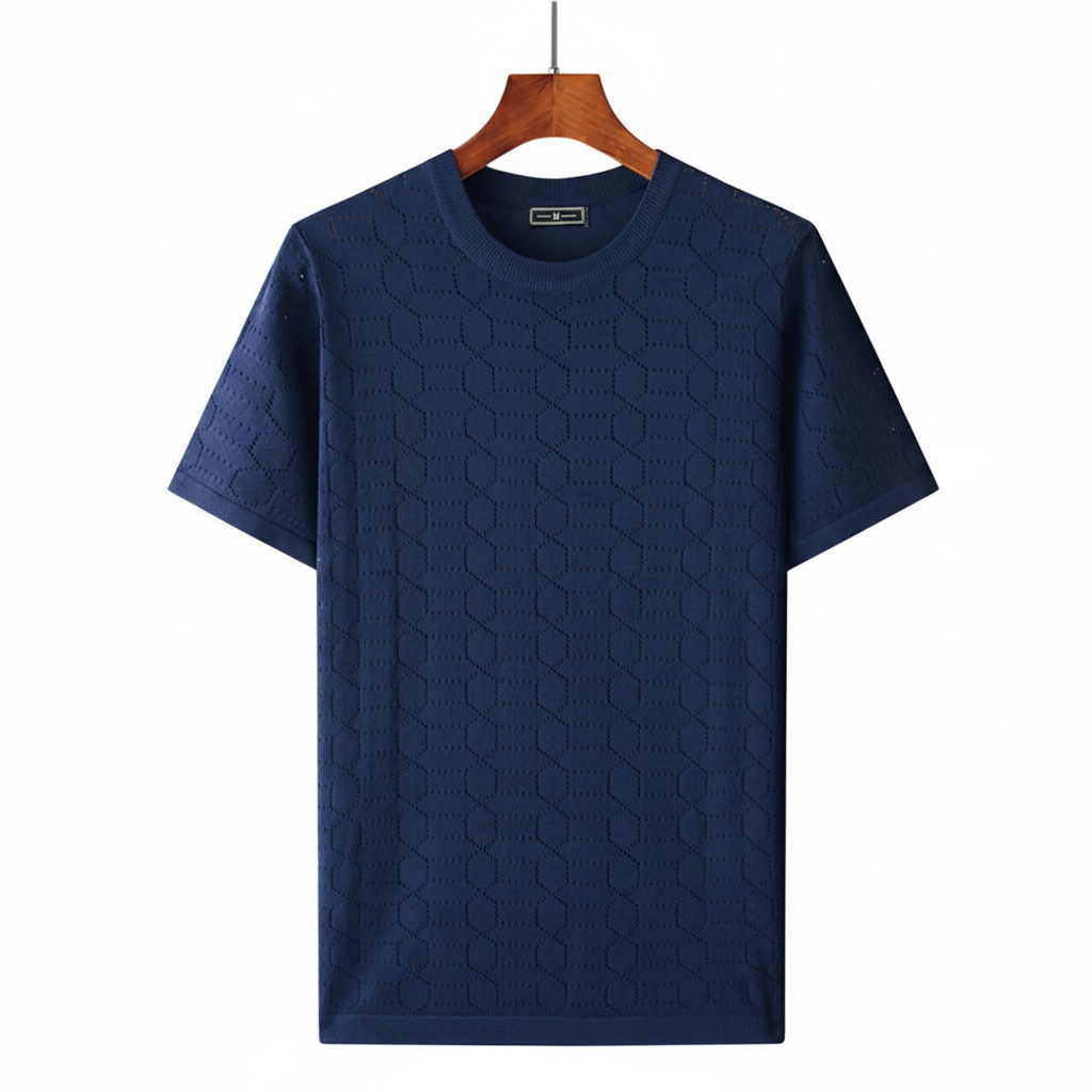 Serein Textured Tee - Fundo Branco 3