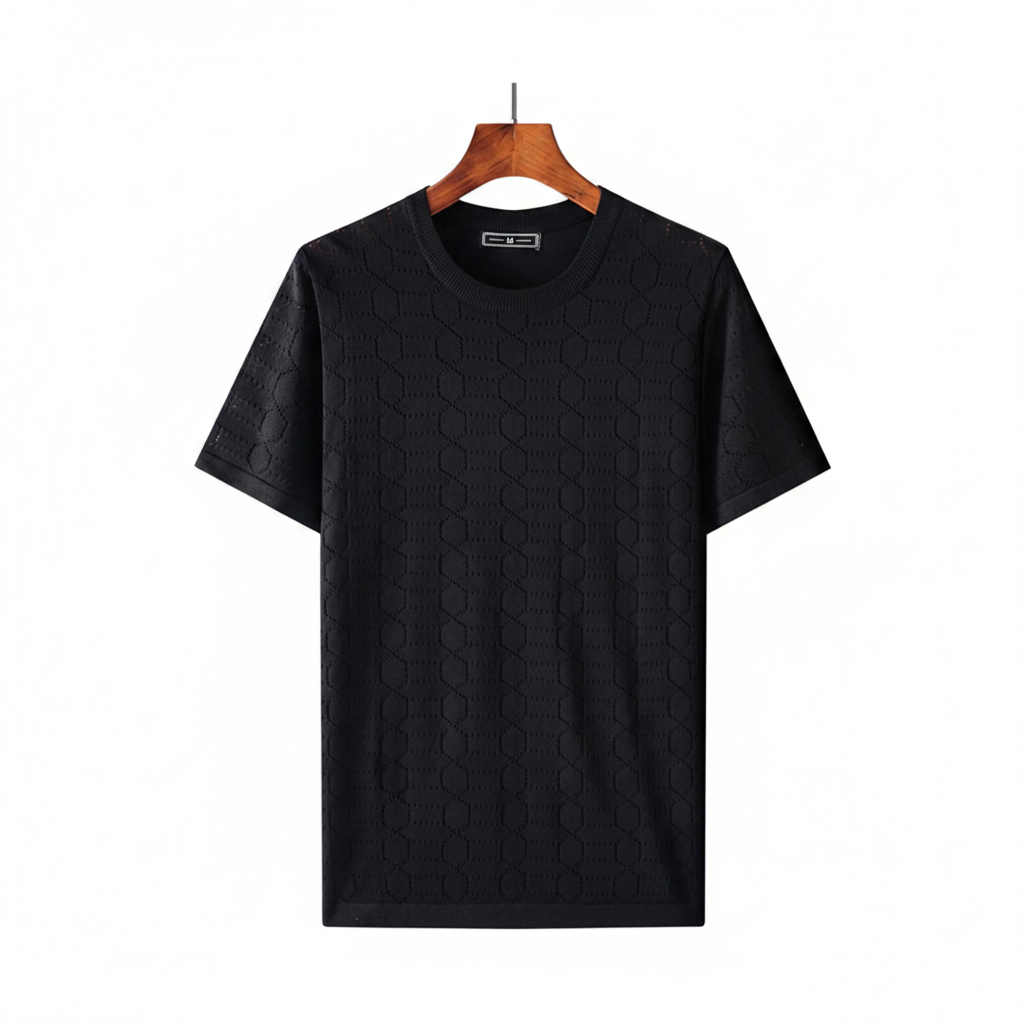 Serein Textured Tee - Fundo Branco 1